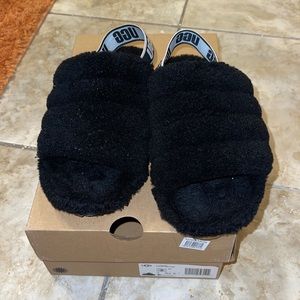 Ugg fluff slides
